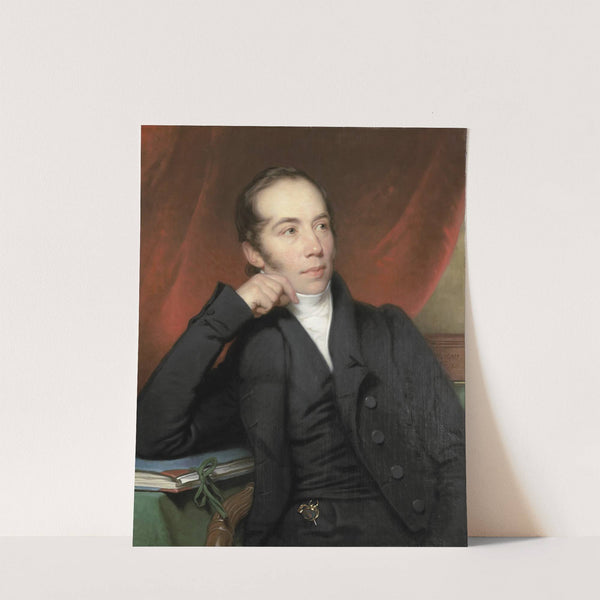 Portrait of Pieter Ernst Hendrik Praetorius, Broker, Draftsman and Painter. Chairman of the Board of the Rijksmuseum 1852-74 by Charles Howard Hodges