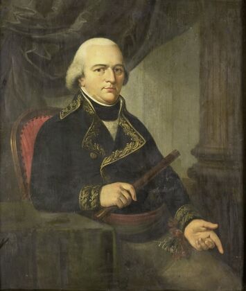 Portrait of Pieter Gerardus van Overstraten, Governor-General of the Dutch East Indies (1802 - 1820)