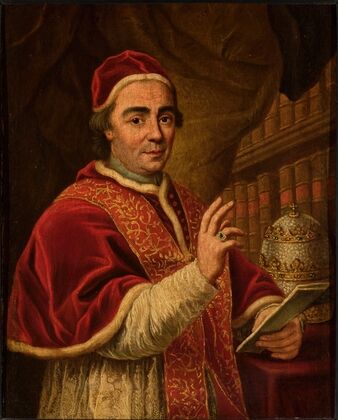 Portrait of pope Clement XIII