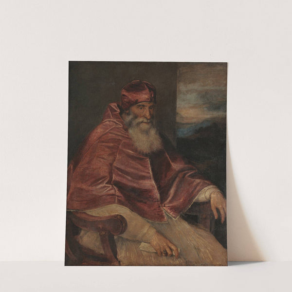 Portrait of Pope Paul III with Camauro (1545-1546) by Titian
