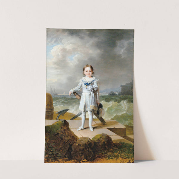 Portrait Of Prince Napoléon-Louis Bonaparte by François Joseph Kinson