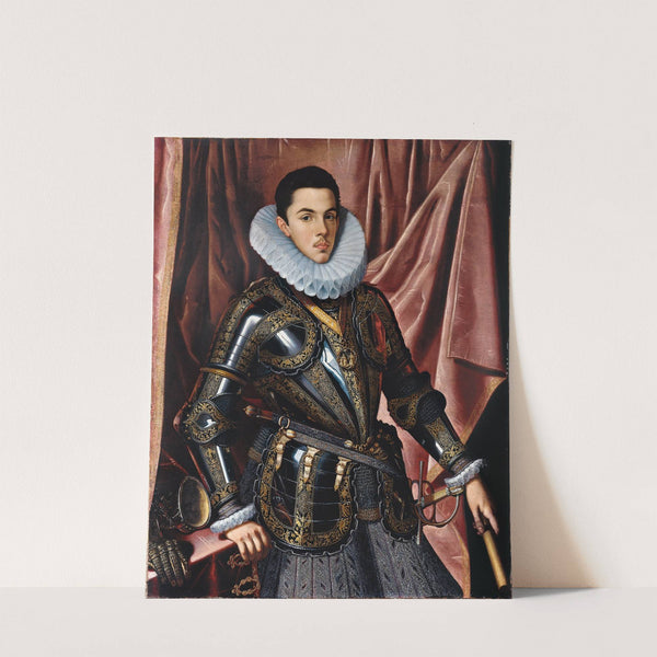 Portrait of Prince Philip Emmanuel of Savoy by Juan Pantoja de la Cruz