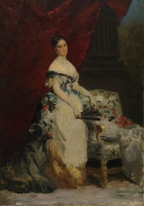 Portrait of Princess Brancaccio-Massimo, née Mary Elizabeth Hickson-Field (circa 1870)