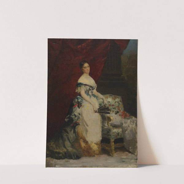 Portrait of Princess Brancaccio-Massimo, née Mary Elizabeth Hickson-Field (circa 1870) by Édouard-Louis Dubufe