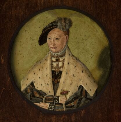 Portrait of princess Dorothea, wife of Albrech of Prussia