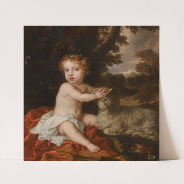 Portrait Of Princess Isabella (1676-1680) Daughter Of King James II And Mary Of Modena by Sir Peter Lely