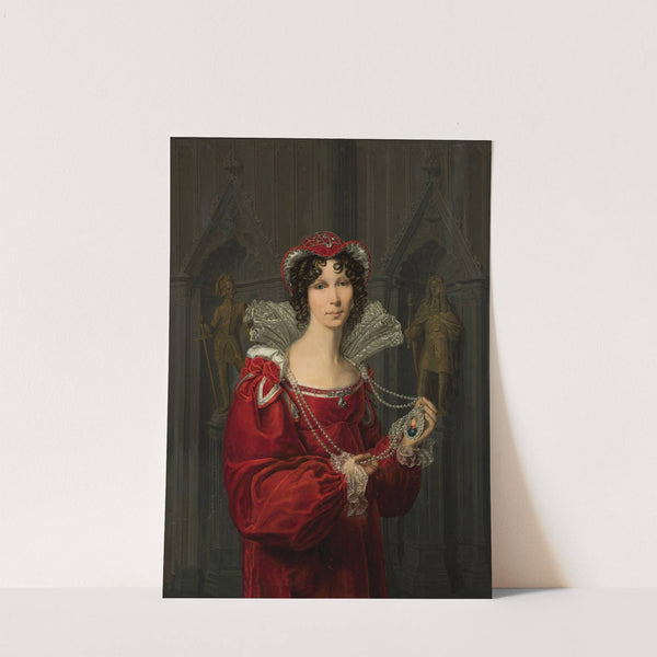 Portrait of Princess Wilhelmina of Orange by Friedrich Bury