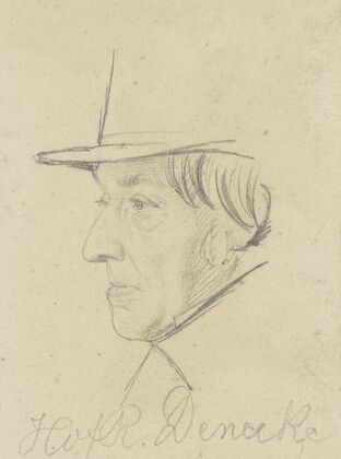 Portrait of privy councillor Denecke