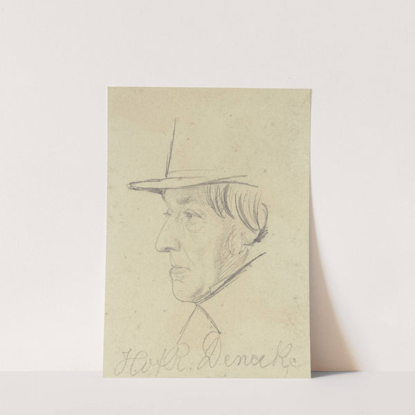 Portrait of privy councillor Denecke by Carl Hoff