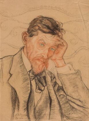 Portrait of Professor Emil Petzold (1918) — size preview