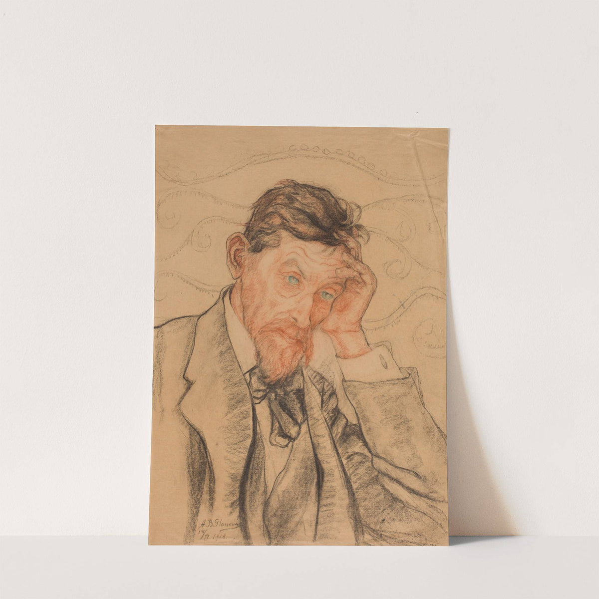 Portrait of Professor Emil Petzold (1918) by Alina Bondy-Glassowa