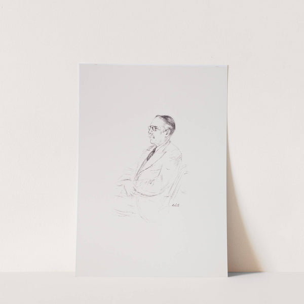 Portrait of Professor Gustav Suits (1943) by Karin Luts