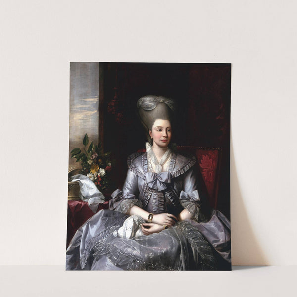 Portrait of Queen Charlotte (circa 1776) by Benjamin West