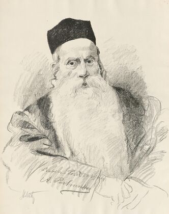 Portrait of Rabbi Abraham Perlmutter (1919)