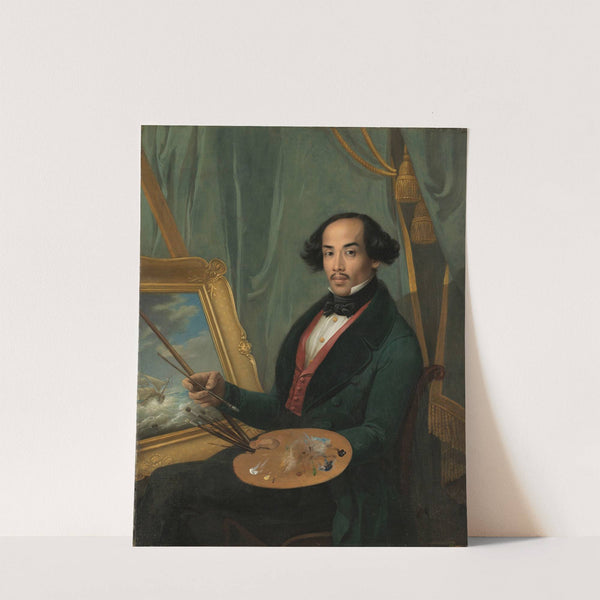Portrait of Raden Syarif Bustaman Saleh by Friedrich Carl Albert Schreuel