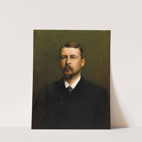 Portrait of Raimund Grübl (Vienna 1847-1898) by Kazimierz Pochwalski