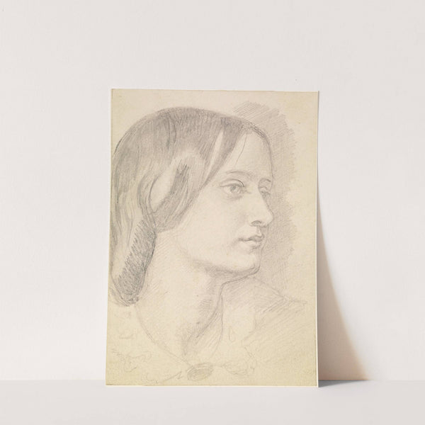 Portrait of Red Lion Mary, Mrs Mary Nicholson (1982) by Dante Gabriel Rossetti