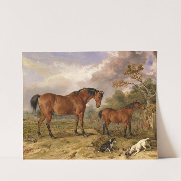 Portrait of Reformer, Blucher, Tory and Crib, the Property of Rowland Alston, Esq., M.P (1835) by James Ward