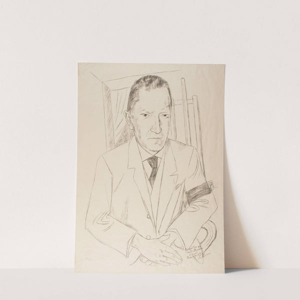 Portrait of Reinhard Piper (1921) by Max Beckmann