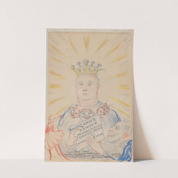 Portrait of René Coens by James Ensor