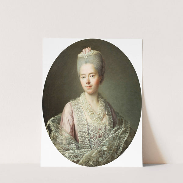 Portrait of Renée Anne Jacquette Guillemette Moulin de la Racinière, Madame d’Angot (1727-1775) (1772) by François-Hubert Drouais