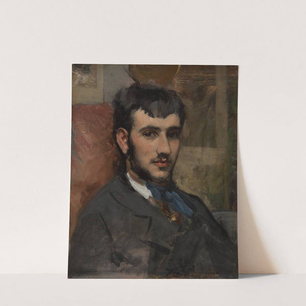 Portrait of Renoir (1867) by Frédéric Bazille