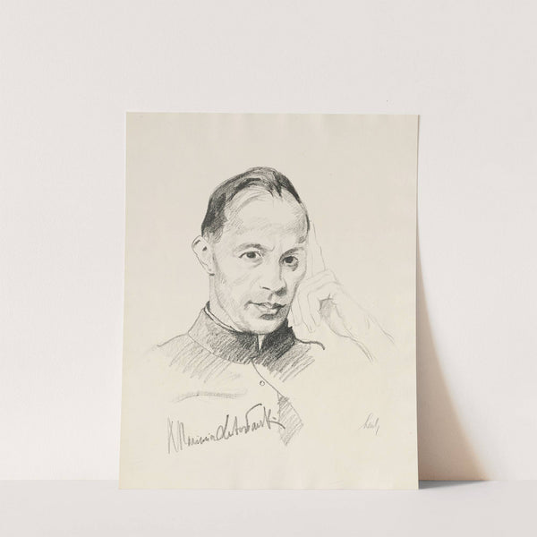 Portrait of Reverend Kazimierz Lutosławski (1919) by Stanisław Lentz