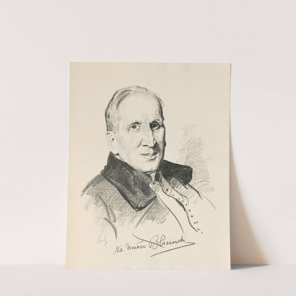 Portrait of Reverend Wacław Bliziński (1919) by Stanisław Lentz