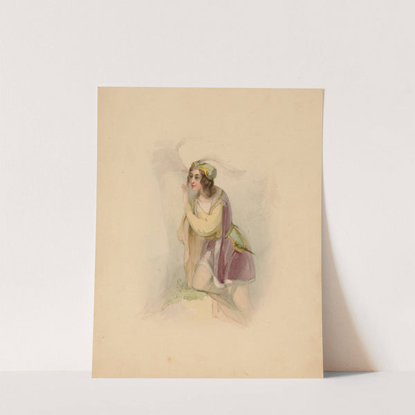 Portrait of Rosalind in Shakespeare’s As you like it (19th century) by J. Smith