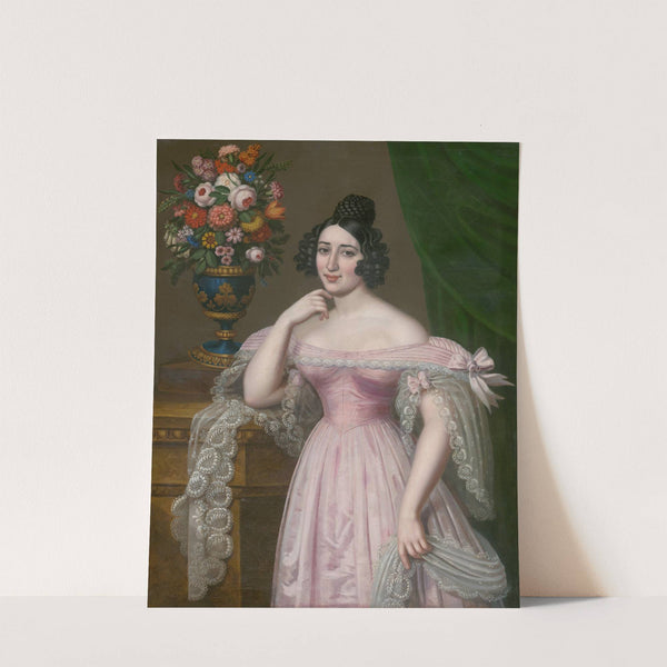 Portrait Of Rózy Terézie (1836) by Ján Rombauer