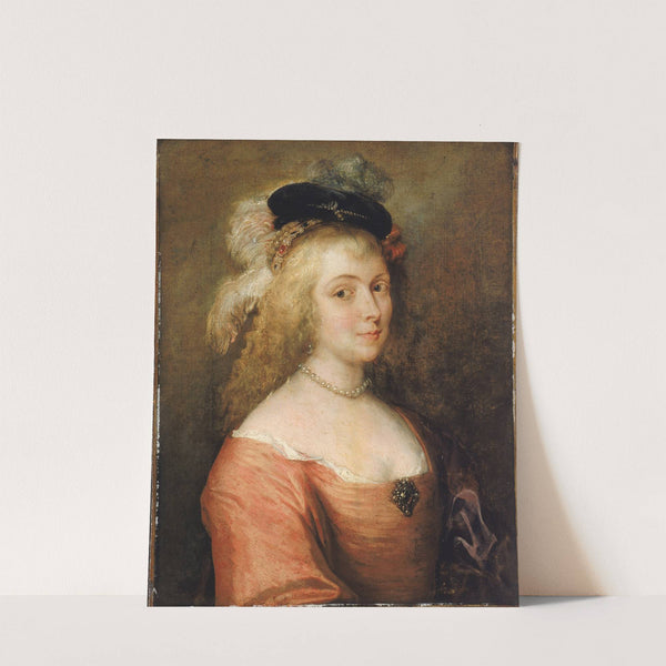 Portrait of Rubens' Wife by Anonymous