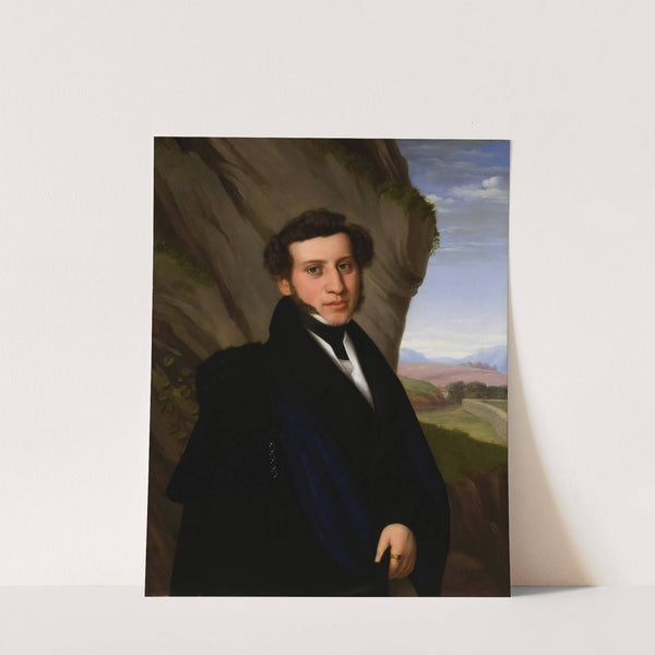 Portrait of Sam Ehrenstamm by Eduard Friedrich Leybold