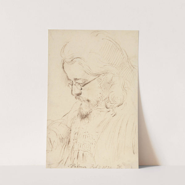 Portrait of Samuel Palmer, Head and Shoulders by George Richmond