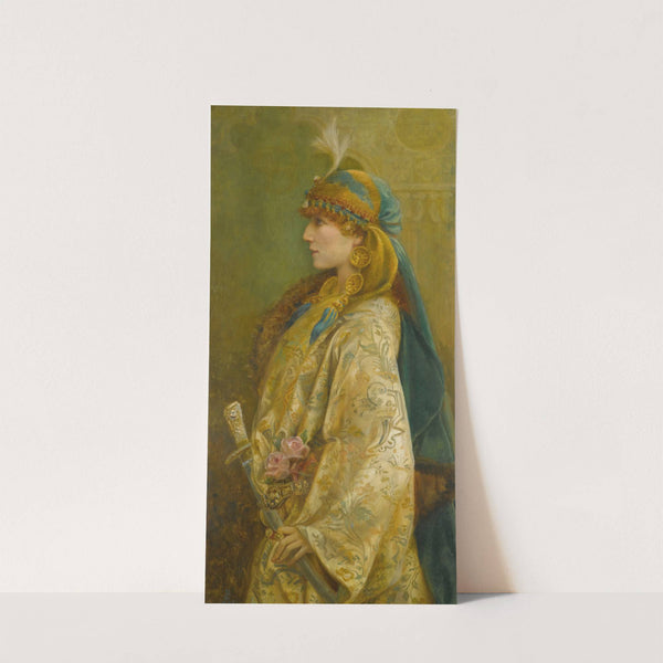 Portrait Of Sarah Bernhardt As Roxanna In 'adrienne Lecouvreur' by Walford Graham Robertson