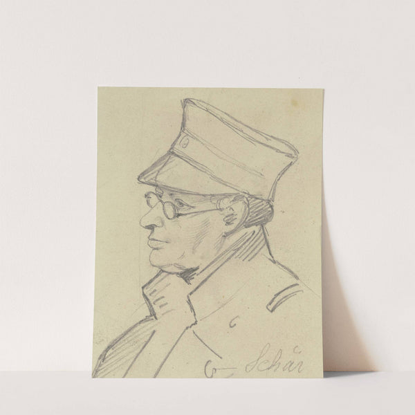 Portrait of Schar by Carl Hoff