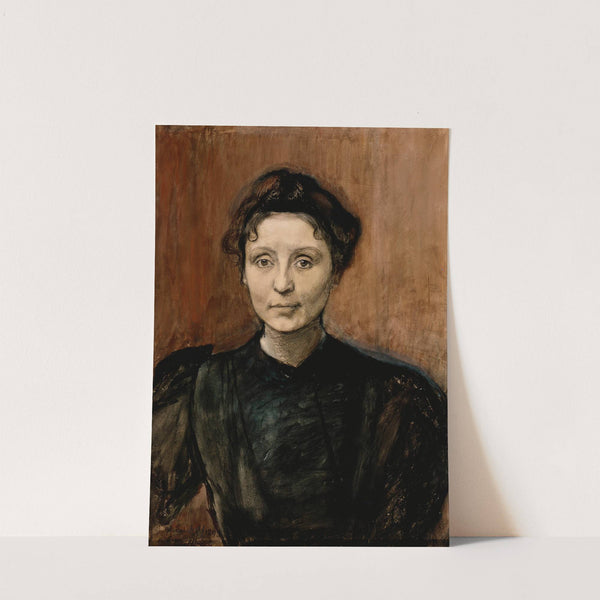 Portrait of Sculptor Madeleine Jouvray (1893 - 1894) by Magnus Enckell