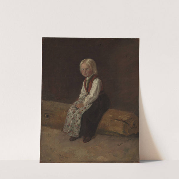 Portrait of Sella Larsdatter Vikør (1871) by Adolph Tidemand