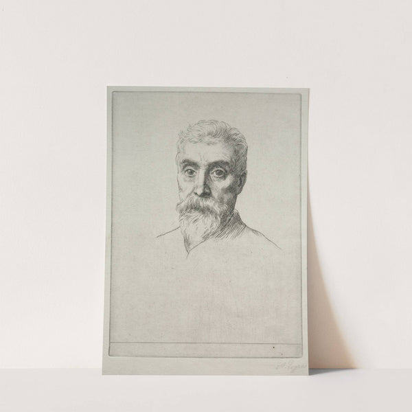 Portrait of Sir Hiram S. Maxim (c. 1857–1911) by Alphonse Legros