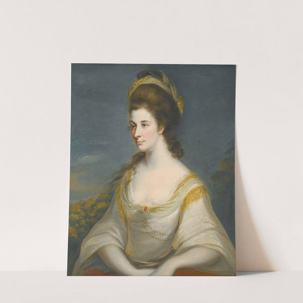 Portrait Of Sophia Dashwood by Thomas Hickey