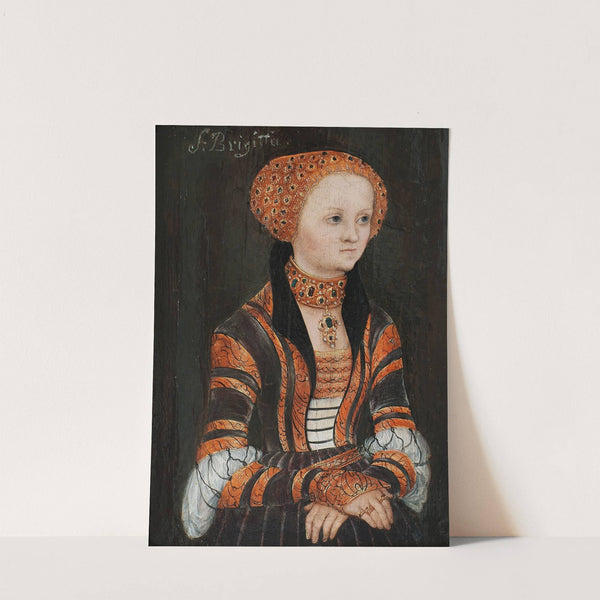 Portrait of St. Bridget of Sweden by Lucas Cranach the Elder