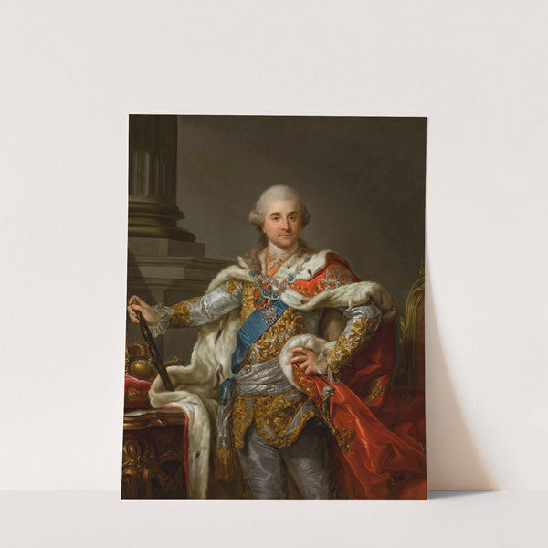 Portrait of Stanislaus Augustus Poniatowski in Coronation Robes (1790) by Marcello Bacciarelli