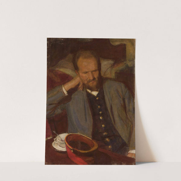 Portrait of Stanisław Florek, railway official by Wojciech Weiss