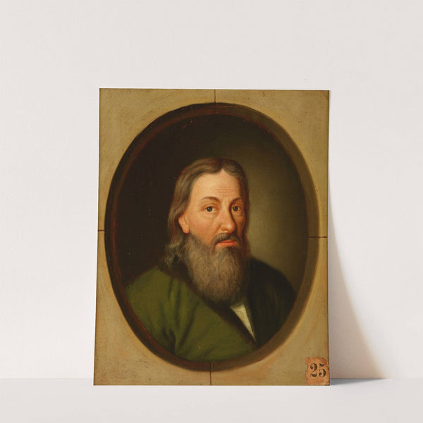 Portrait of Stanisław Orzechowski (1513-1566) Oksza Coat of Arms, Canon of Przemyśl, Religious and Political Writer by Friedrich Kloss