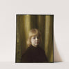 Portrait of Stefan Polczyński (Portrait of a child, Portrait of a boy against yellowish drapery) by Józef Pankiewicz