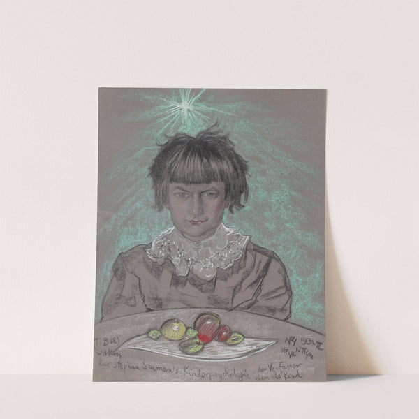 Portrait of Stefan Szuman as a child by Stanisław Ignacy Witkiewicz