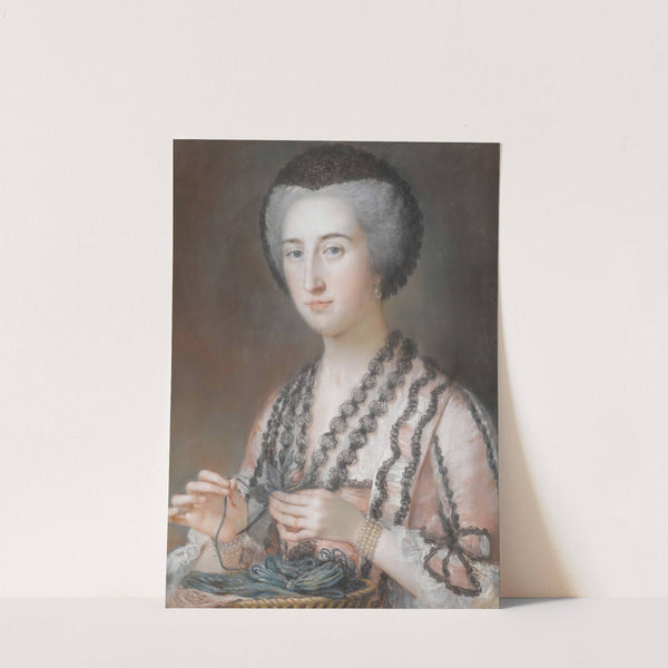 Portrait Of Susanna Hoare, Viscountess Dungarvan, Later Countess Of Ailesbury (1732-1783) by William Hoare of Bath