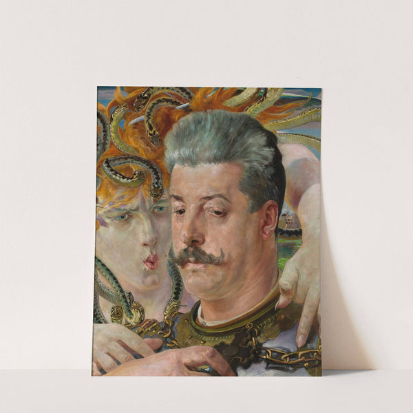 Portrait of Tadeusz Błotnicki with medusa by Jacek Malczewski