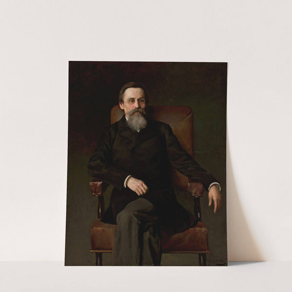 Portrait of Tadeusz Korzon by Stanisław Lentz