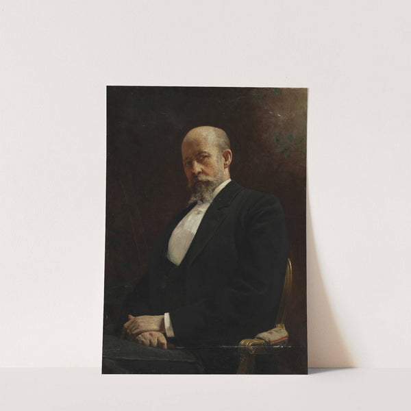 Portrait of Teodor Rygier, sculptor by Karol Miller