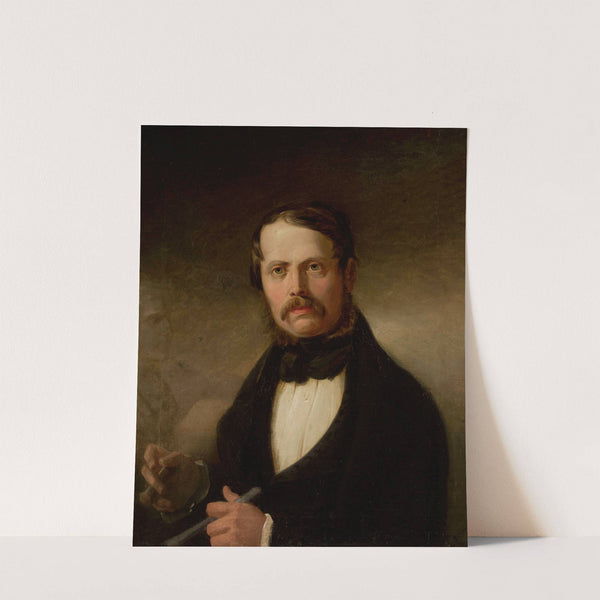 Portrait of Teofil Lenartowicz, poet and sculptor by Józef Simmler